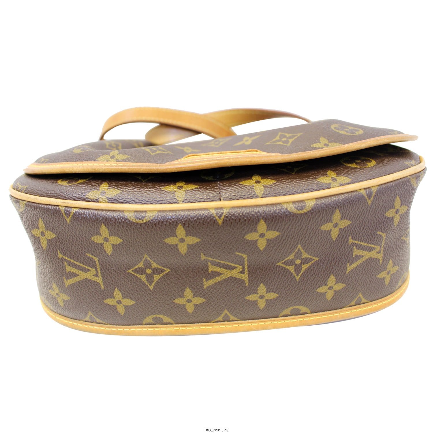 Louis Vuitton Menilmontant Handbag Monogram Canvas PM Brown 1429422