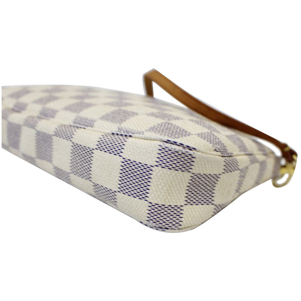 LOUIS VUITTON Pochette Accessoires Damier Azur Pouch White