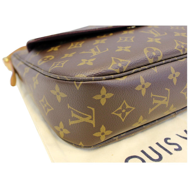LOUIS VUITTON Mabillon Monogram Canvas Shoulder Crossbody Bag Brown
