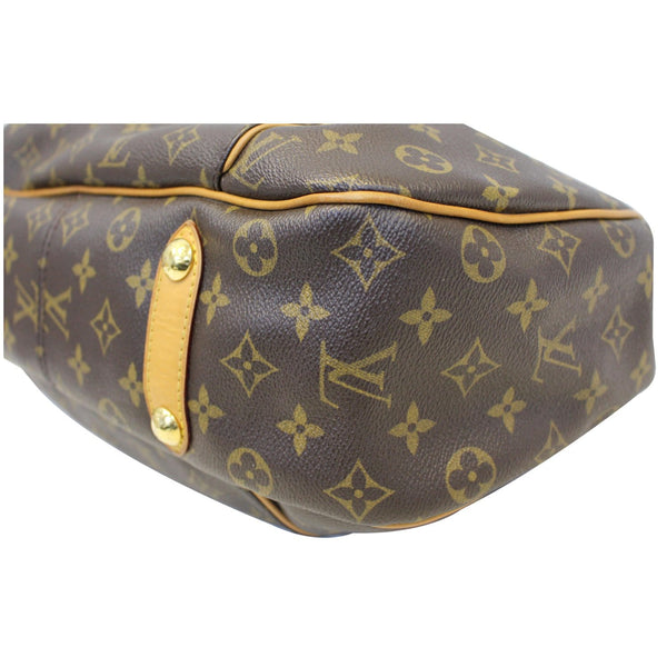 LOUIS VUITTON Galliera PM Monogram Canvas Shoulder Handbag Brown