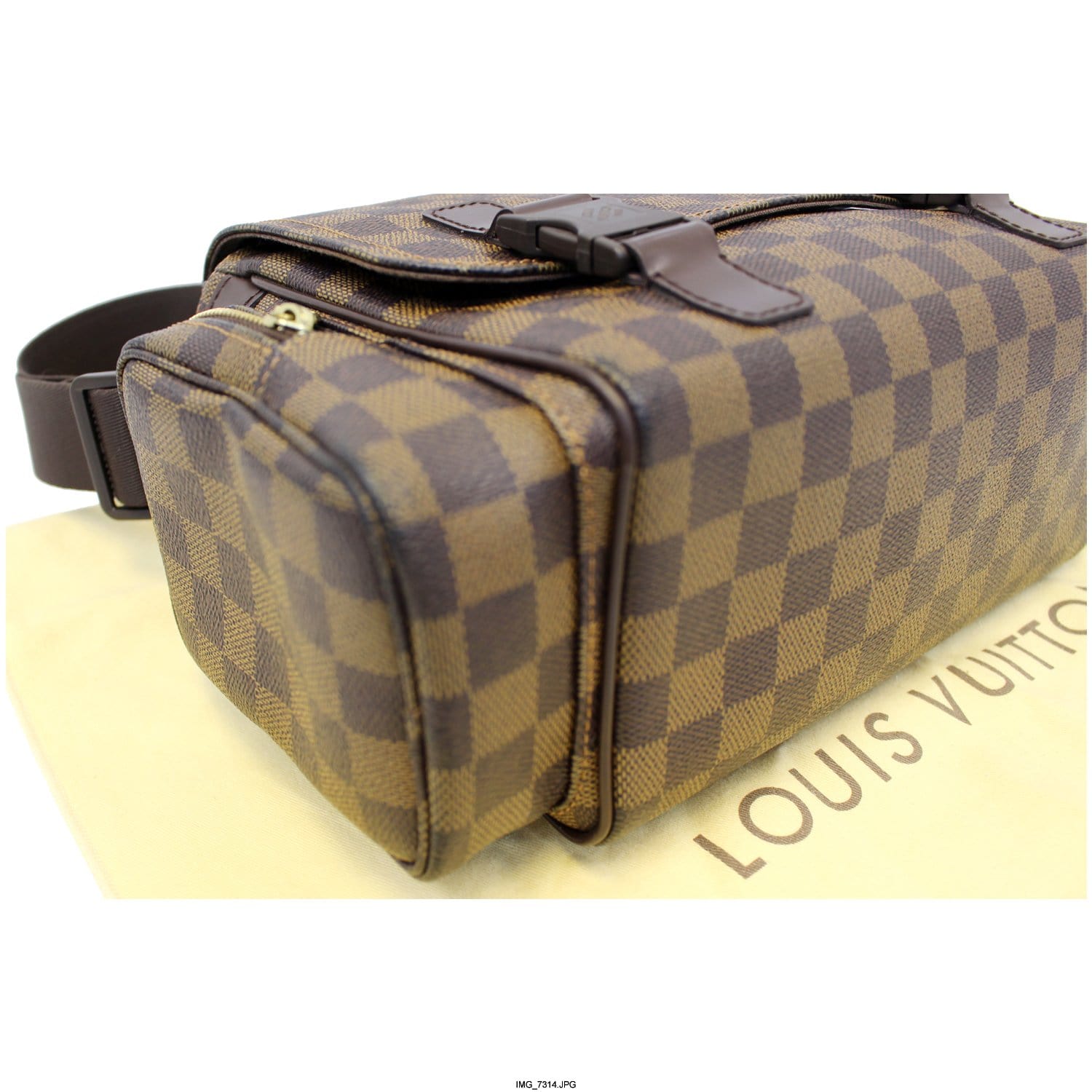 Louis Vuitton, Bags, Louis Vuitton Damier Ebene Reporter Melville  Shoulder Crossbody Bag