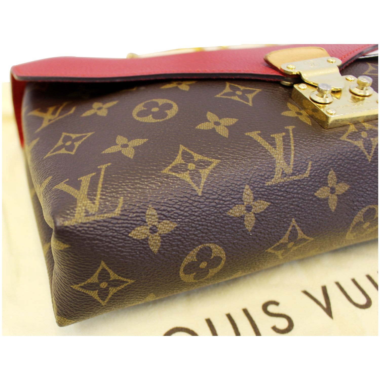 Louis Vuitton Cherry Monogram Canvas Pallas Chain Clutch Louis Vuitton |  The Luxury Closet