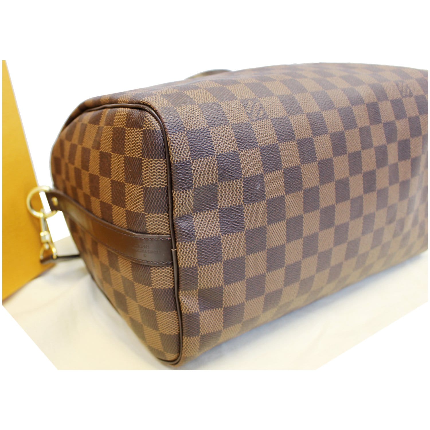Speedy bandoulière handbag Louis Vuitton Brown in Fur - 21779228