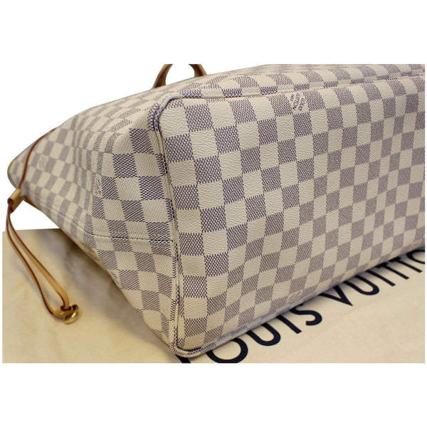 LOUIS VUITTON Neverfull GM Damier Azur Tote Shoulder Bag-US