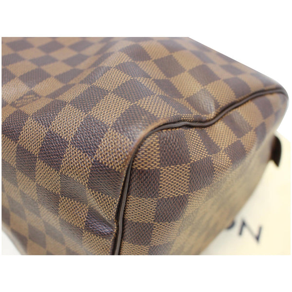 LOUIS VUITTON Speedy 35 Damier Ebene Satchel Bag Brown