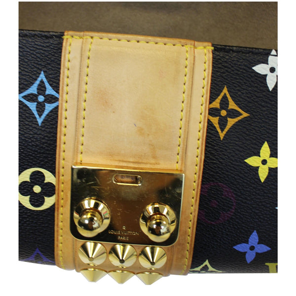 LOUIS VUITTON Courtney  Multicolore Monogram Clutch Bag Black