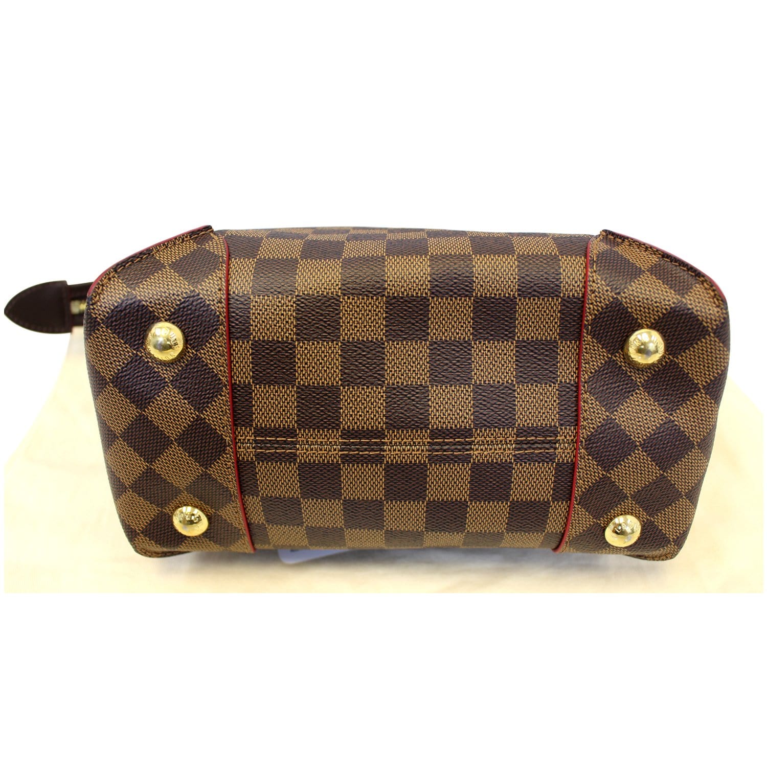 Louis Vuitton Kaisa Tote Satchel PM N51554 Damier Ebene Cerise Red Bro –  Gaby's Bags