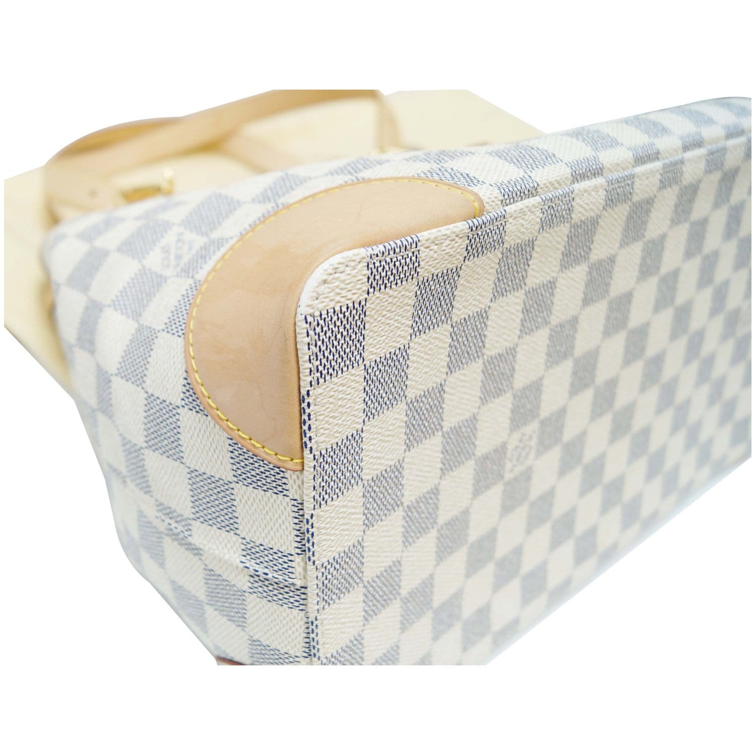 Louis Vuitton Hampstead MM Damier Azur Shoulder Bag, Lumina Gem
