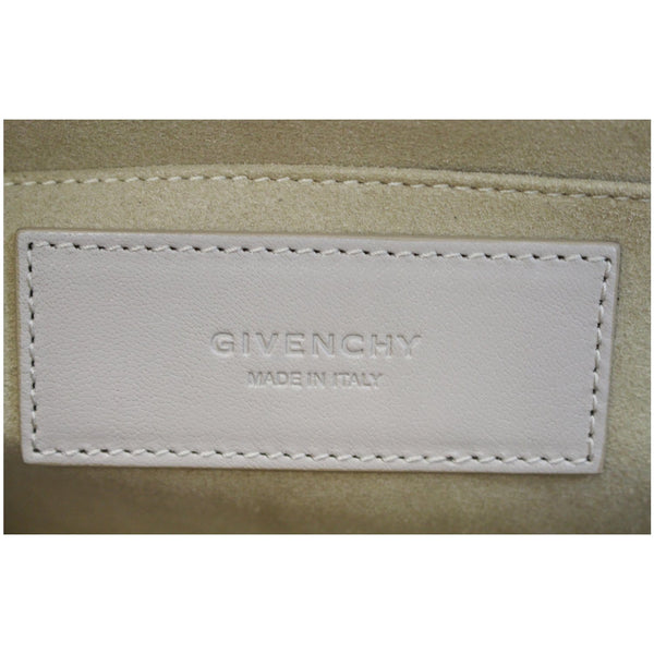 GIVENCHY Large Gem Goatskin Shoulder Bag Galet