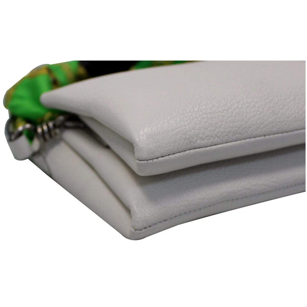 Balenciaga Flap Scarf XS Top Handle Crossbody Bag White exterior