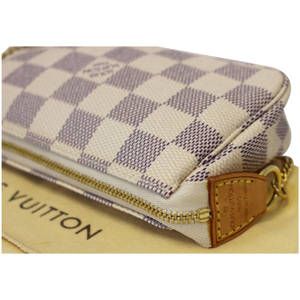 Louis Vuitton Damier Mini Pochette Azur Accessoires Pouch- on sale