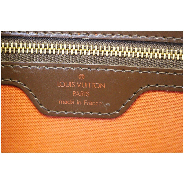 Louis Vuitton Damier Ebene Nolita Satchel Bag Brown -lv logo