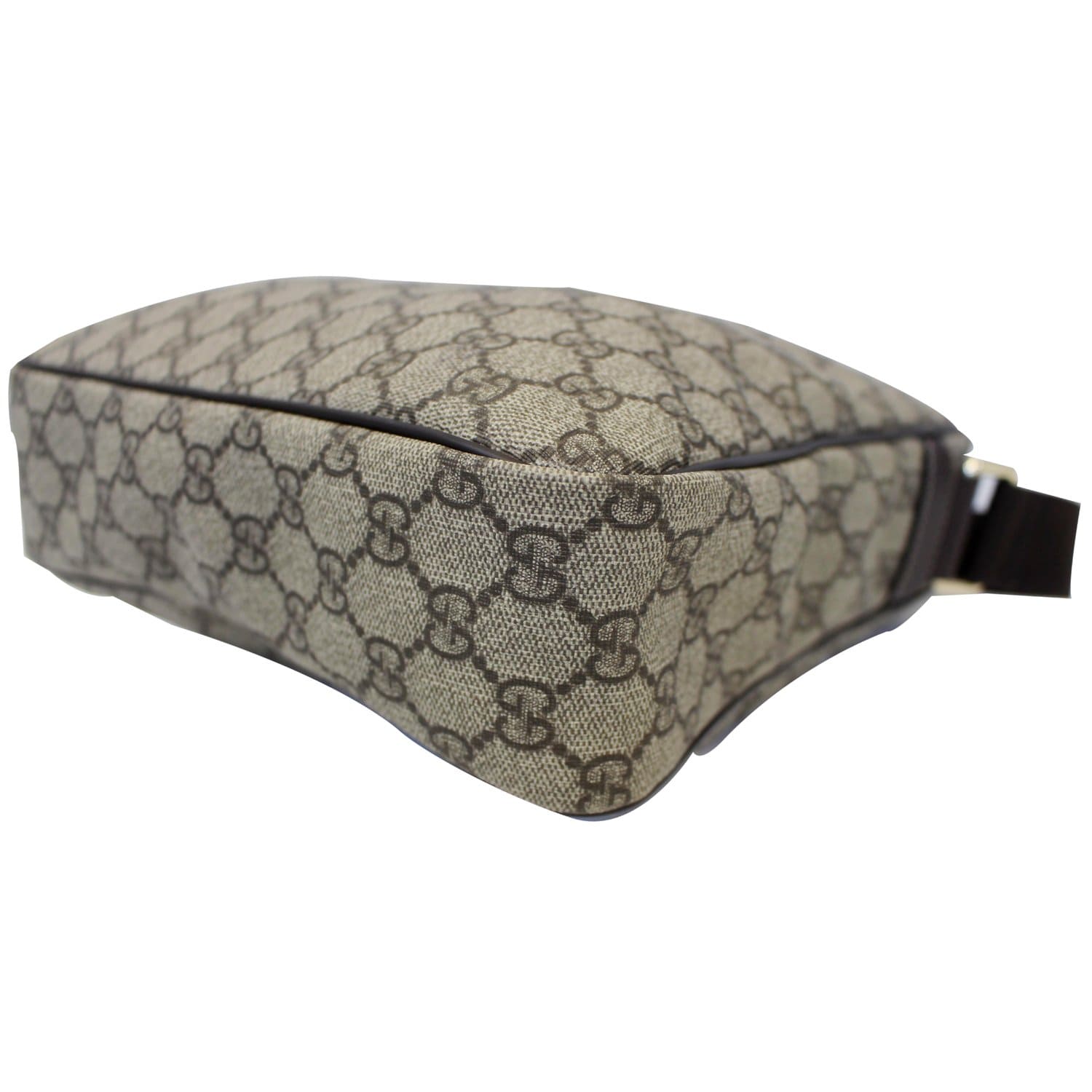 Gucci Imprime Monogram GG Medium Silver Messenger Bag (201448)
