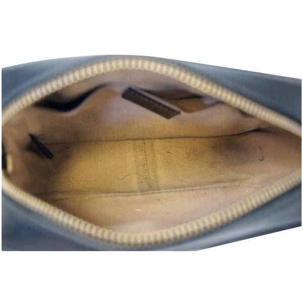 GUCCI GG Marmont Matelasse Mini Leather Crossbody Bag Black 448065