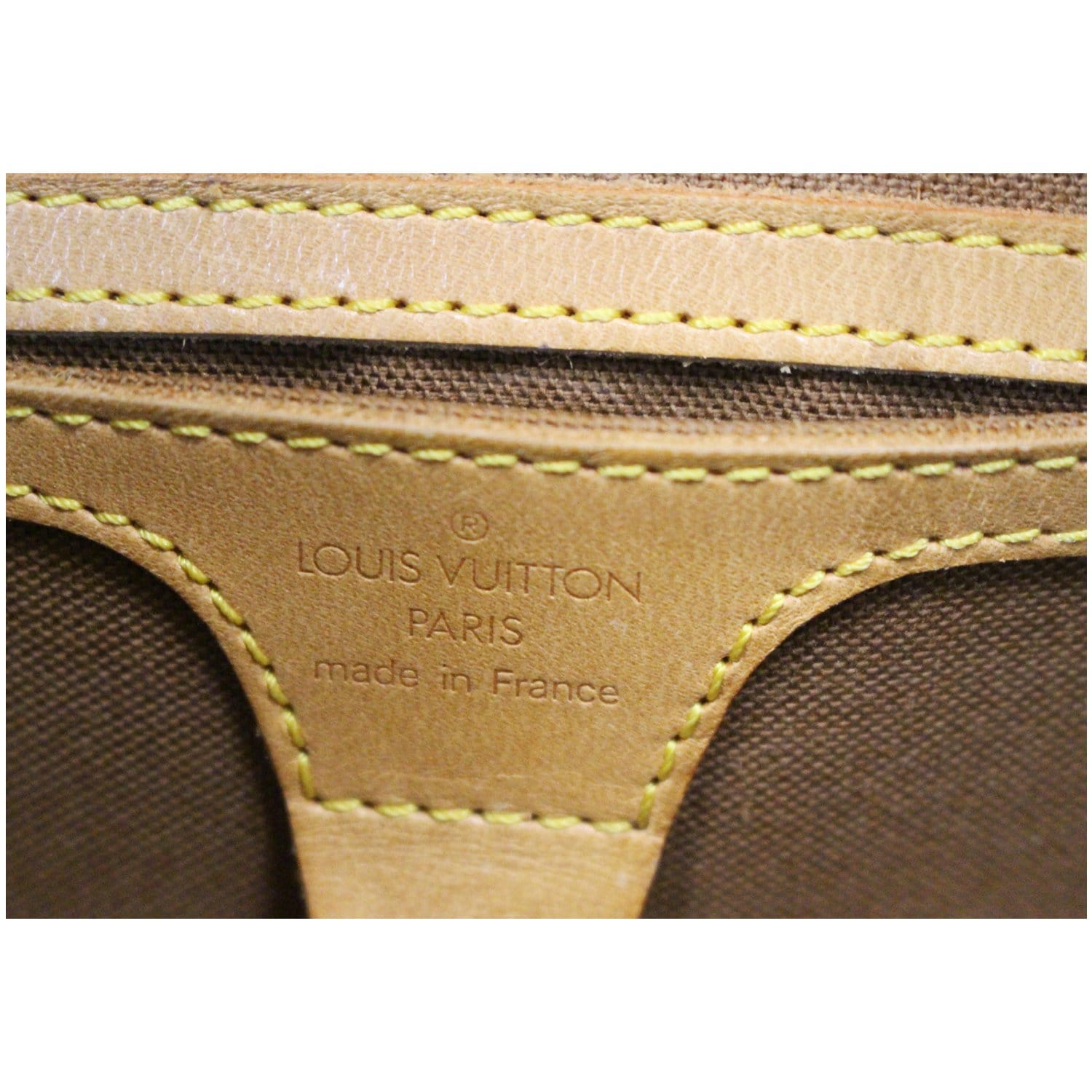 Ellipse cloth tote Louis Vuitton Brown in Cloth - 22120800