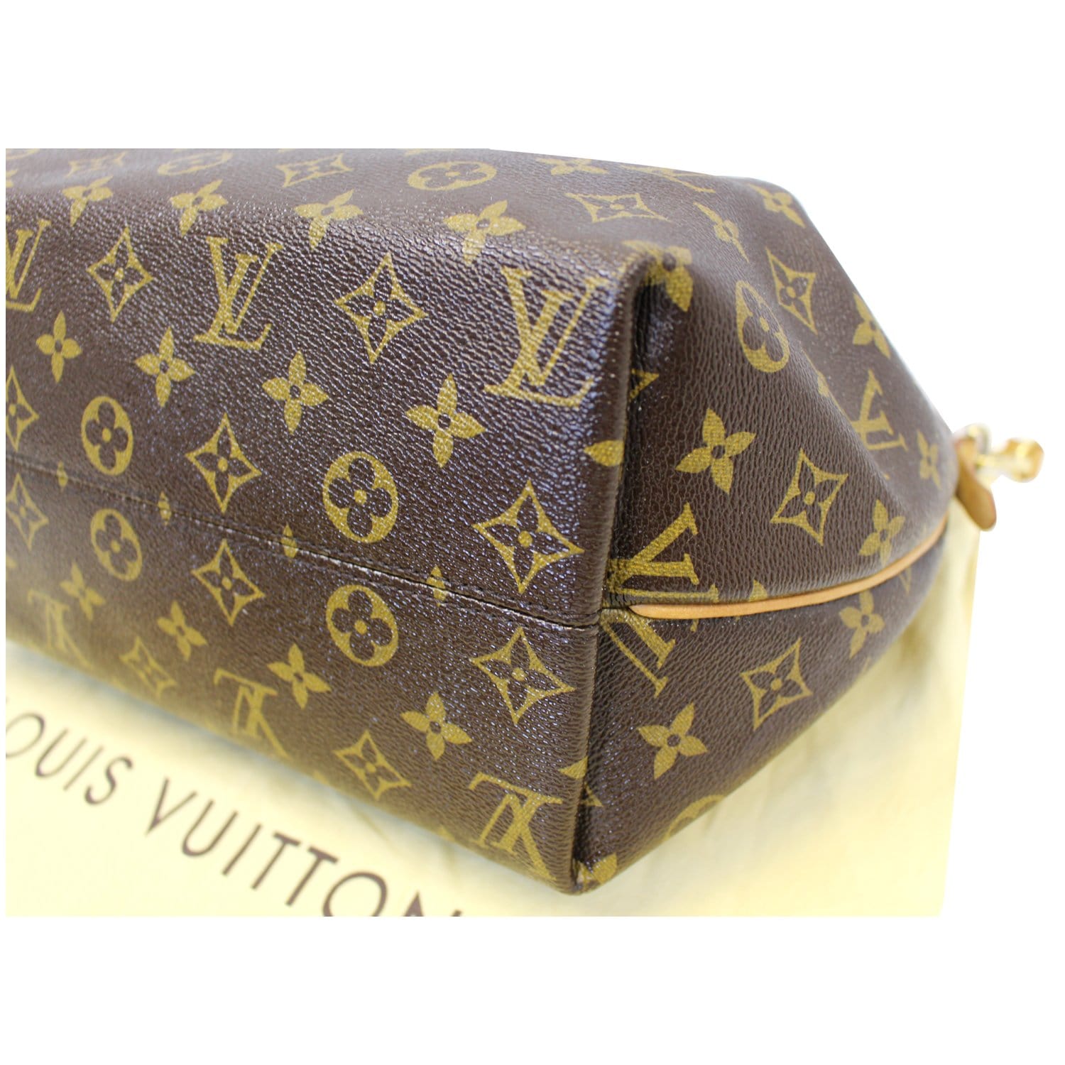 Louis Vuitton Turenne Monogram Handbag MM Canvas with Dust Bag and Strap