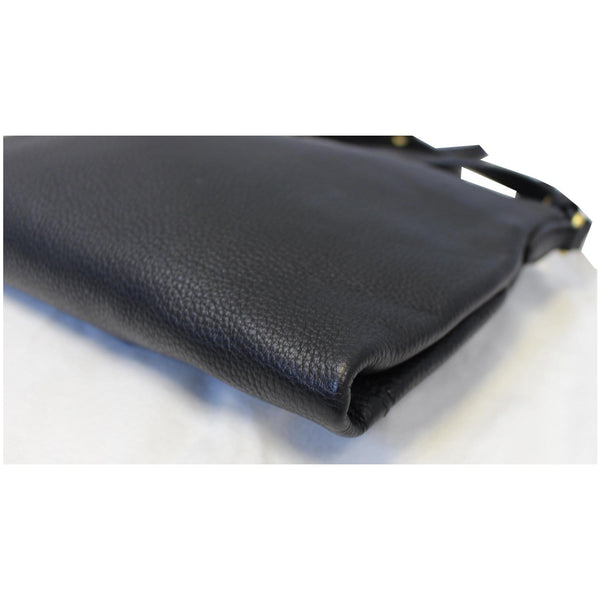 Prada Vitello Daino Leather Crossbody Bag Black exterior