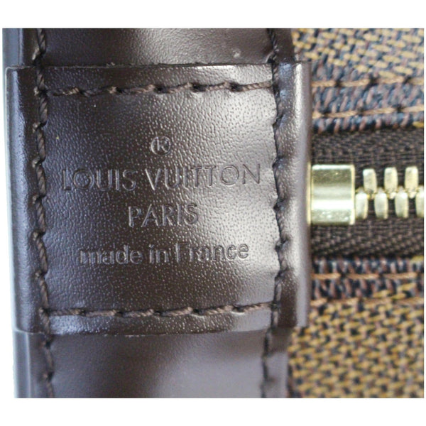 Louis Vuitton Alma PM Damier Ebene Handbag Bag tags