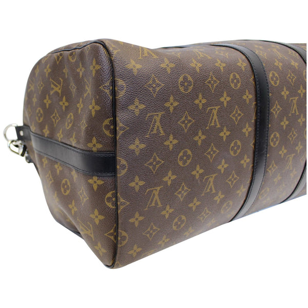 Louis Vuitton Keepall 55 Bandouliere Travel Bag - bottom view