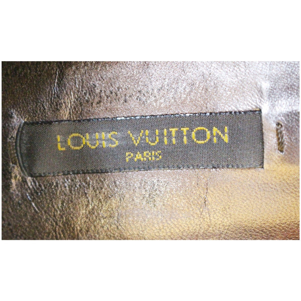 LOUIS VUITTON Lucky Ballerina Monogram Iridescent Leather Flats Brown-US