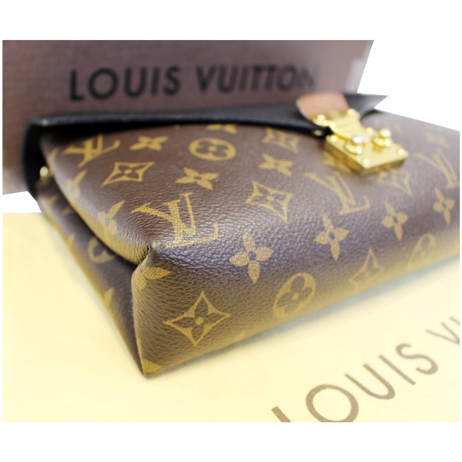 Louis Vuitton Crossbody Pallas Monogram Safran in Toile Canvas/Leather with  Gold-tone - US