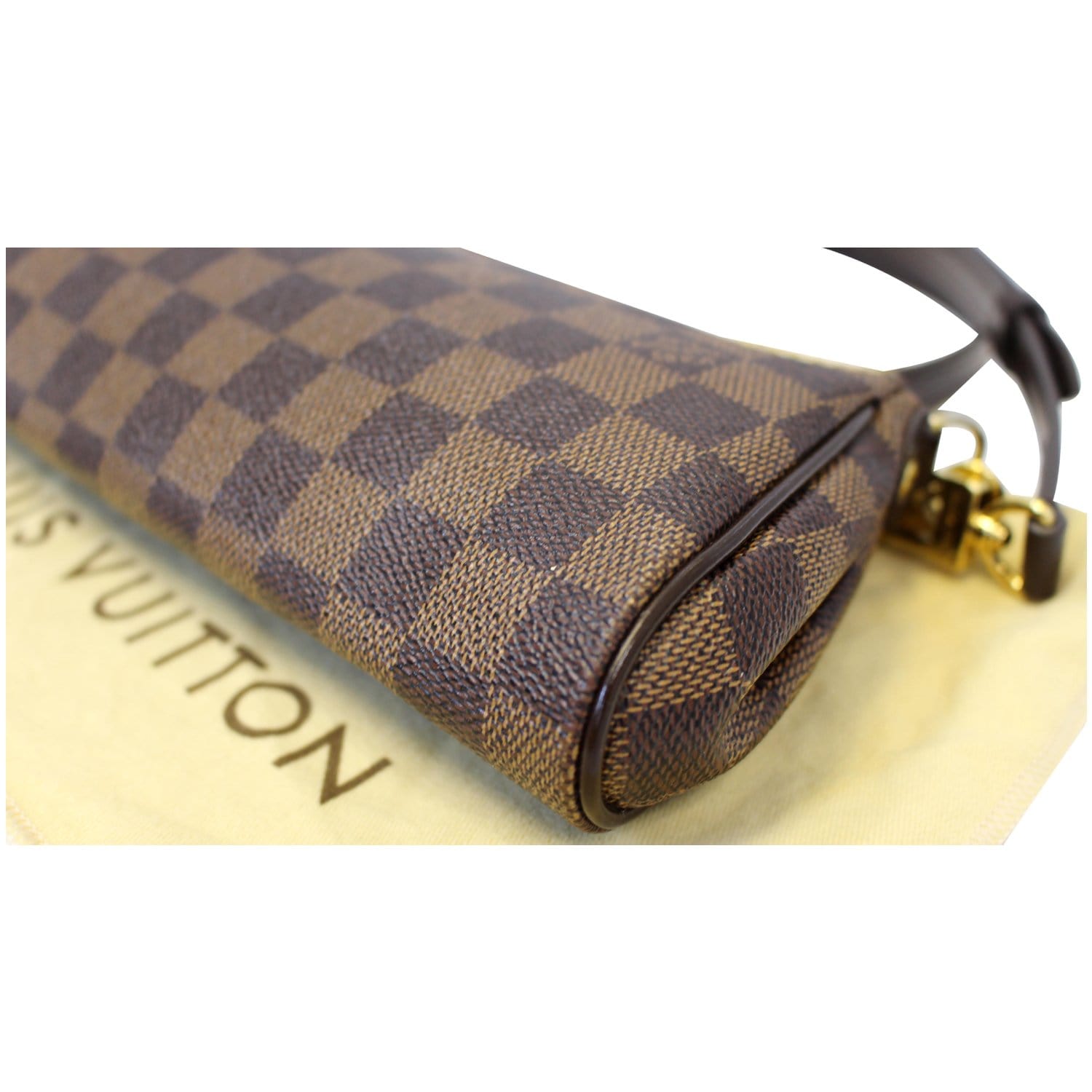 Louis Vuitton Damier Ebene Eva Pochette - Brown Shoulder Bags