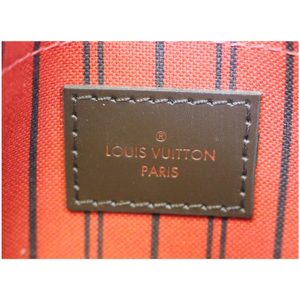 Louis Vuitton Neverfull MM Pochette Wristlet Pouch - lv logo