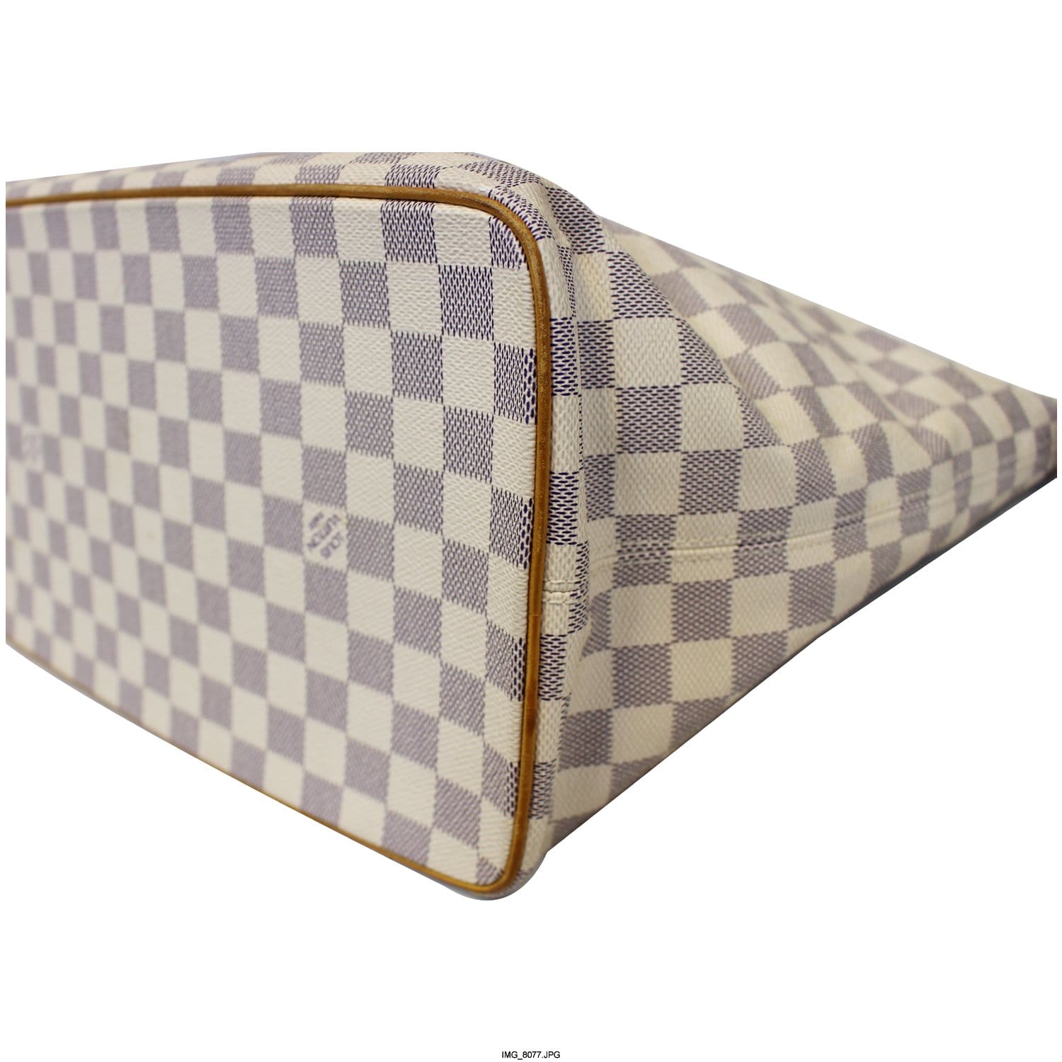 Louis Vuitton Damier Azur Saleya GM - White Totes, Handbags - LOU750997