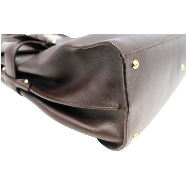 Salvatore Ferragamo Virna Satchel Handbag - bottom view