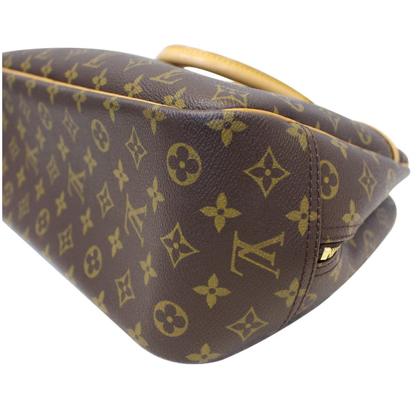 LOUIS VUITTON Deauville Monogram Canvas Boston Satchel Bag Brown-US