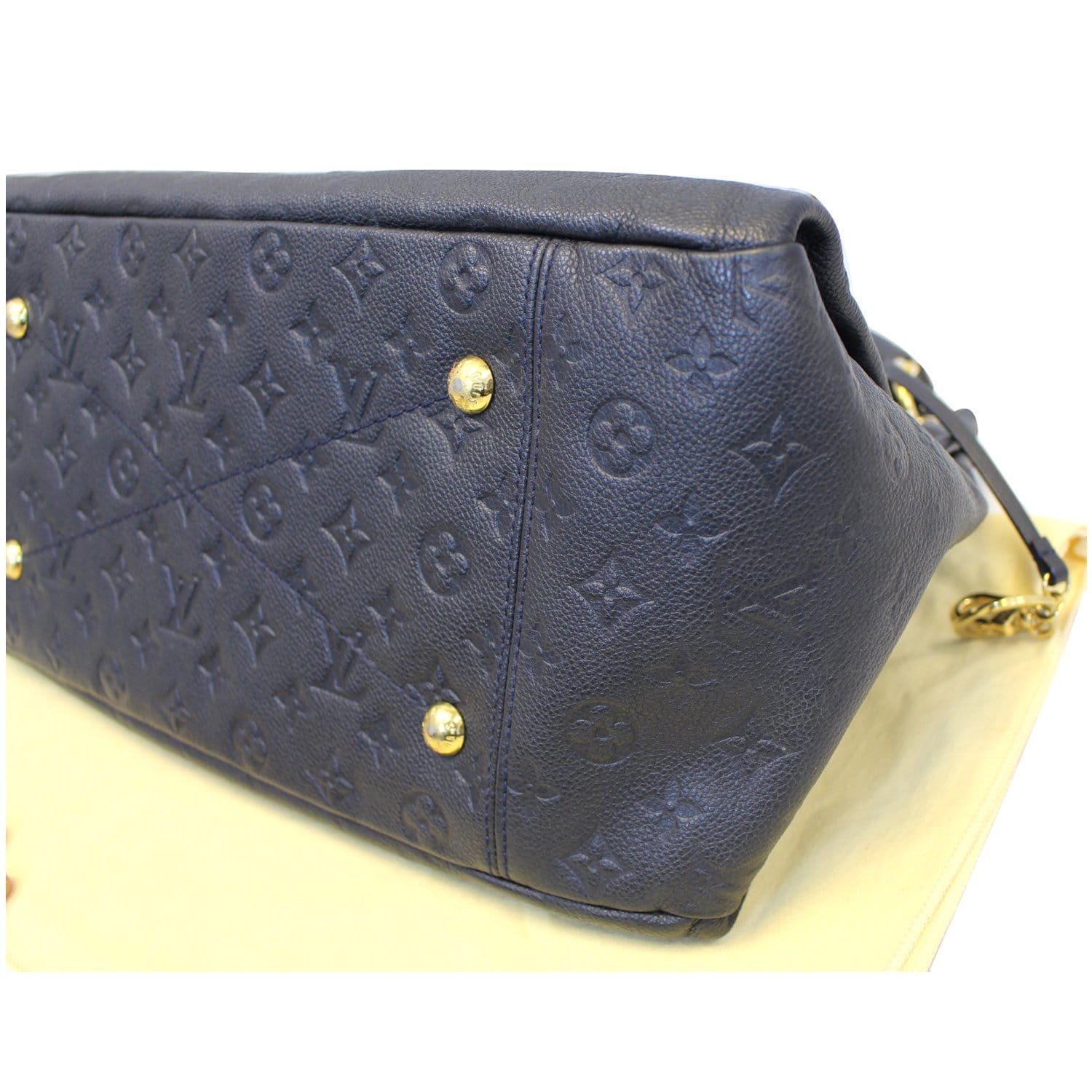 Louis Vuitton Bleu Infini Monogram Empreinte Leather Artsy MM Bag
