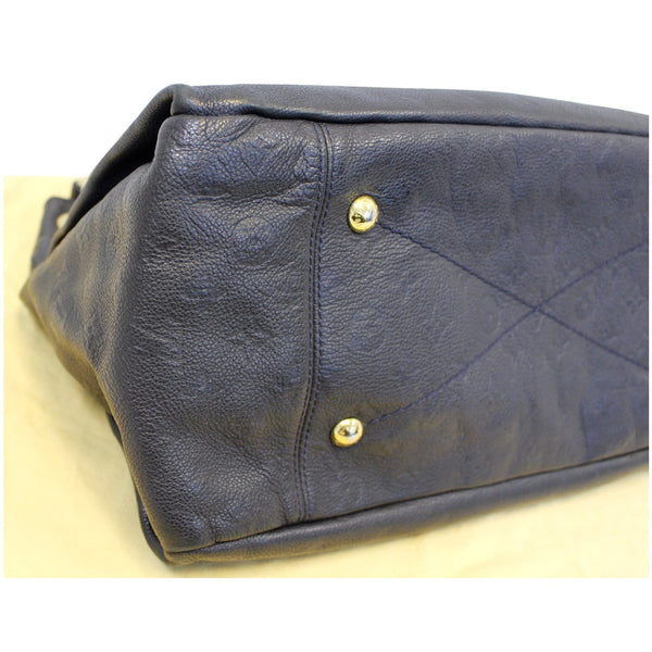 Louis Vuitton Artsy MM Empreinte Monogram Shoulder Bag blue