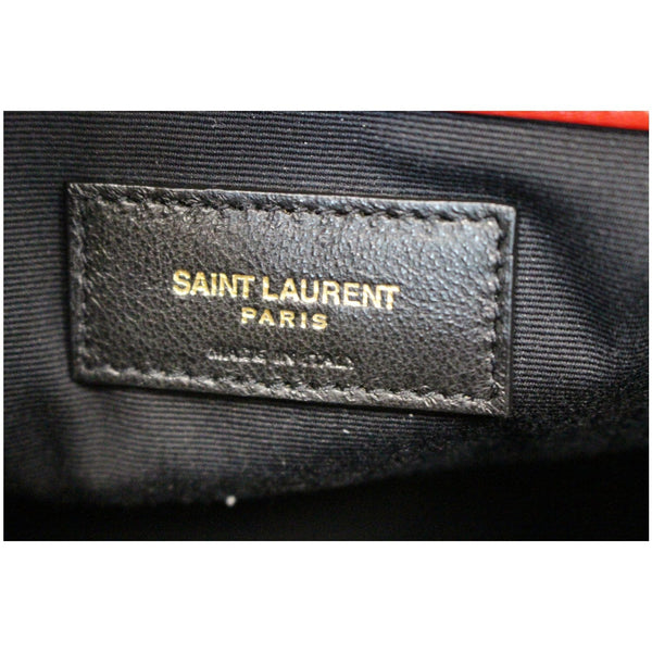 YVES SAINT LAURENT Small Manhattan Calfskin Leather Shopper Tote Bag Red - Last Call