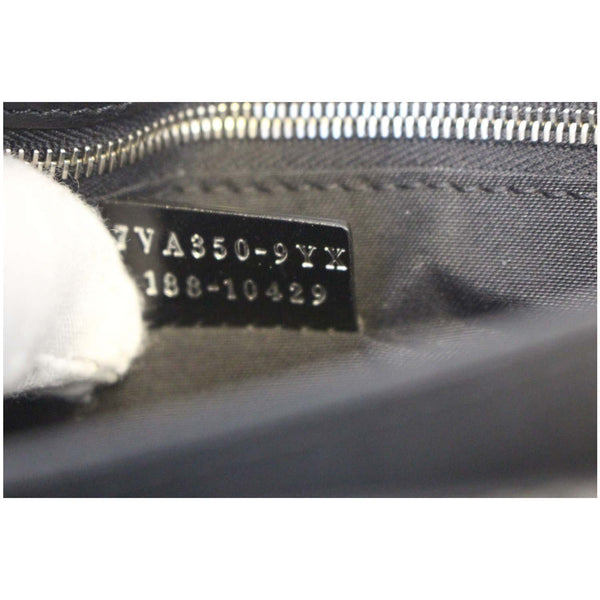 Fendi Clutch Bag Bugs Metal Slim Black For Women - tag 