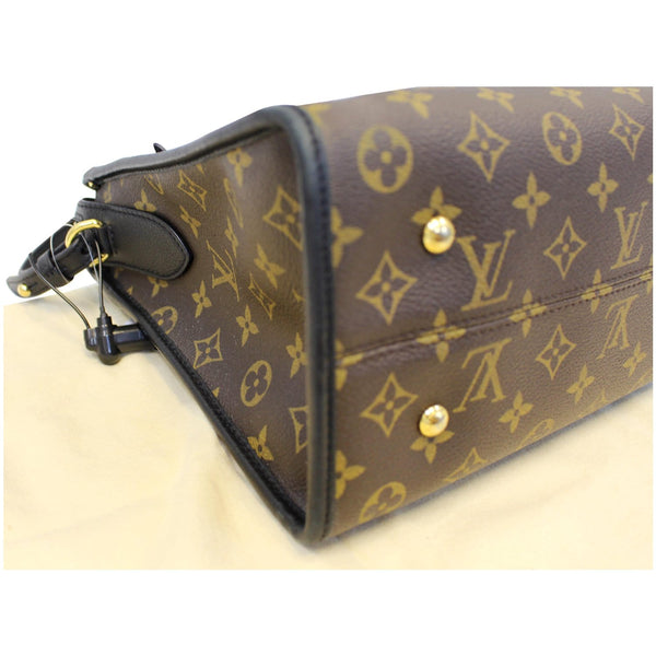 LOUIS VUITTON Popincourt MM Monogram Canvas Shoulder Bag Brown/Noir-US