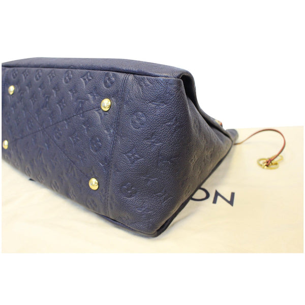 LOUIS VUITTON Artsy MM Empreinte Leather Shoulder Bag Blue-US
