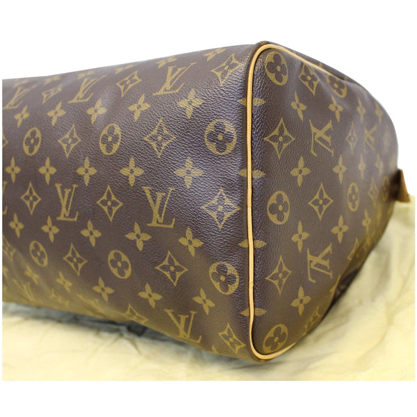 Louis Vuitton Speedy 35 - Lv Monogram Canvas Satchel Bag - leather