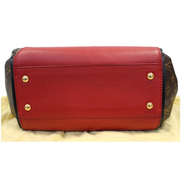 LOUIS VUITTON Kimono Monogram Calfskin Tote Bag Brown/Cerise