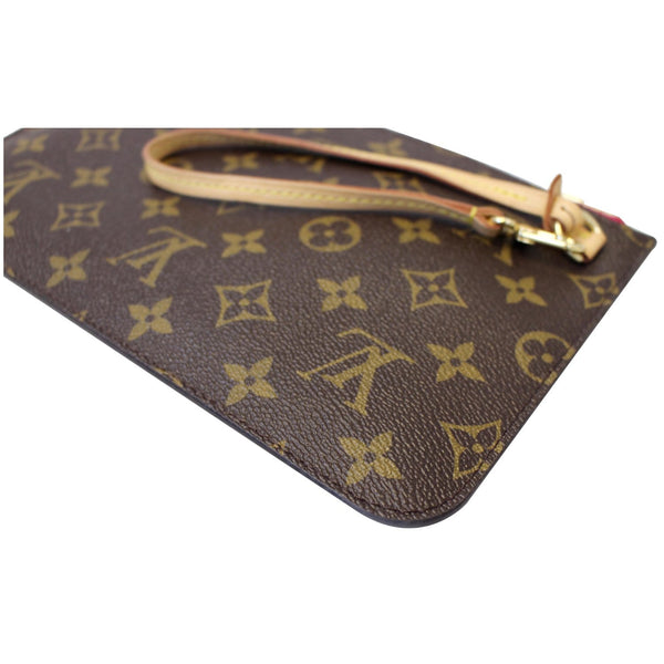 LOUIS VUITTON Pochette Wristlet Pouch Monogram Canvas Neverfull MM/GM-US