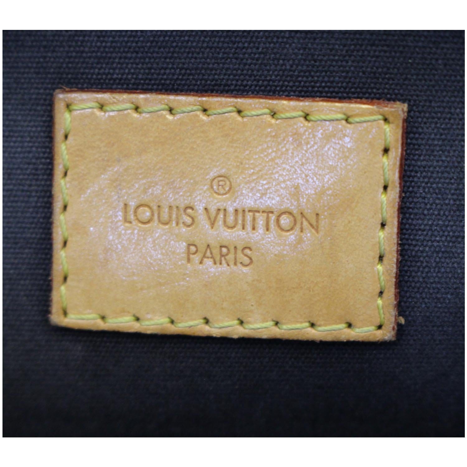 LOUIS VUITTON Alma BB Monogram Vernis Marine Shoulder Handbag M54705