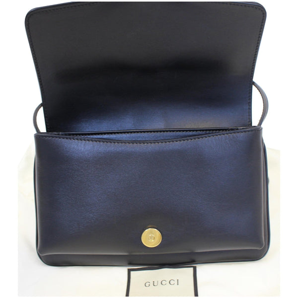 GUCCI Arli Small Leather Shoulder Bag Black 550129-US