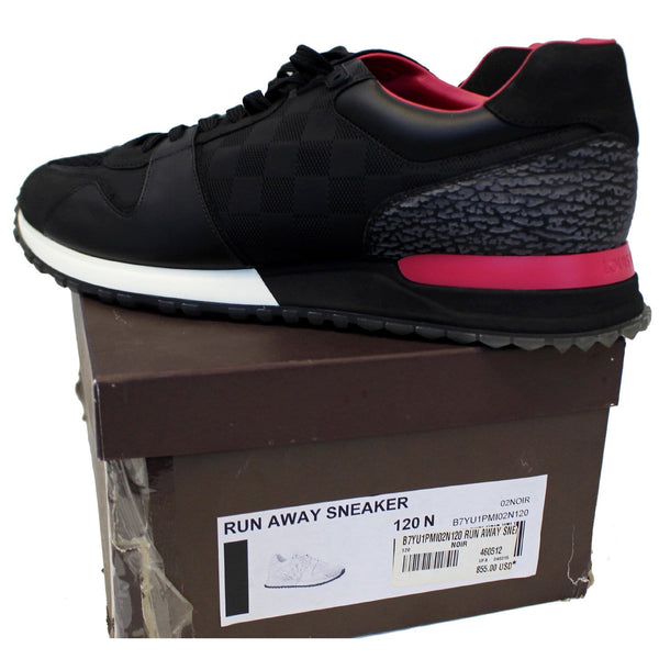 LOUIS VUITTON Run Away Lace Up Sneakers Noir US 13-US