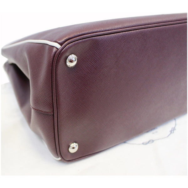  Prada Large Saffiano Leather Tote Shoulder Bag - downside view