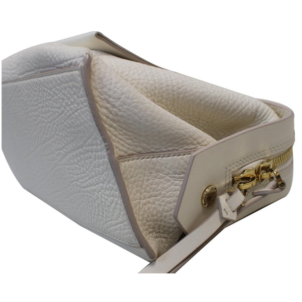 GIVENCHY Sway Small 2Way Leather Shoulder Bag White