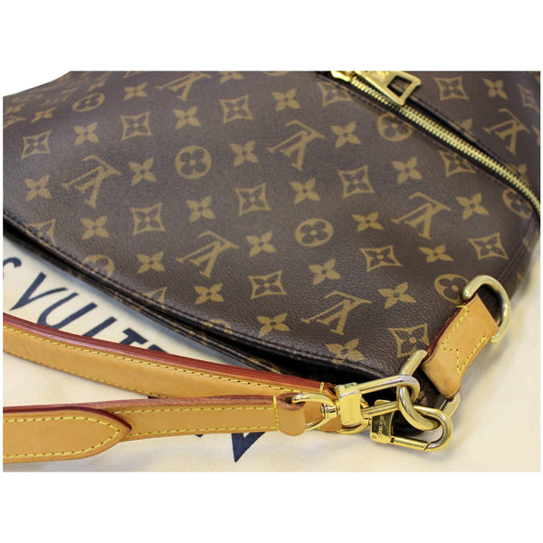 LOUIS VUITTON Melie Monogram Canvas Hobo Shoulder Bag Brown