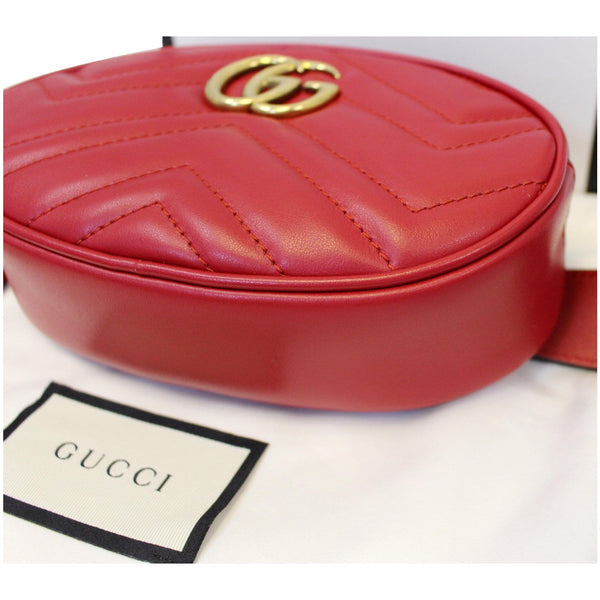 Gucci GG Marmont Matelasse Leather Belt Bag - side view