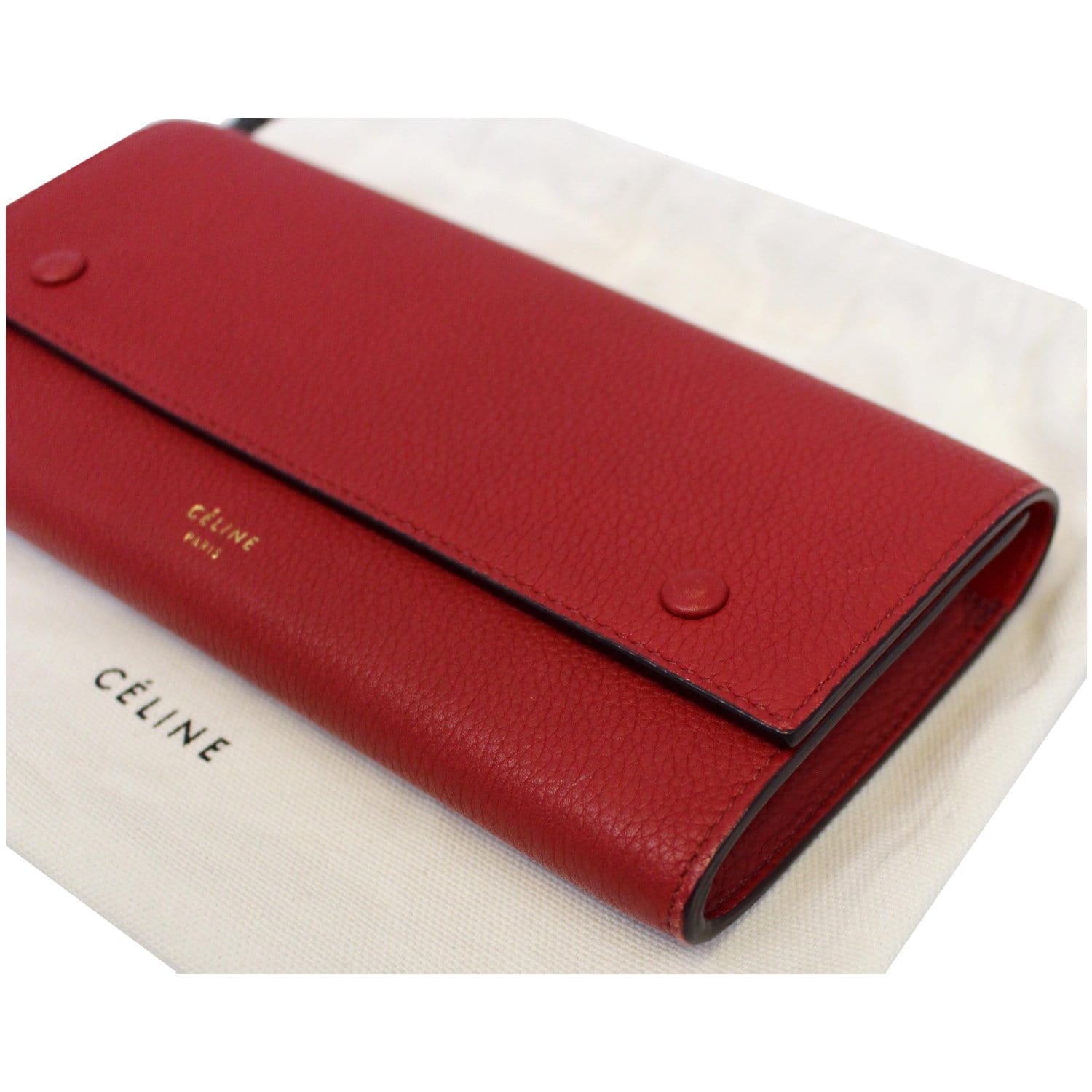 CELINE Long wallet (with coin pocket) flap multi function large