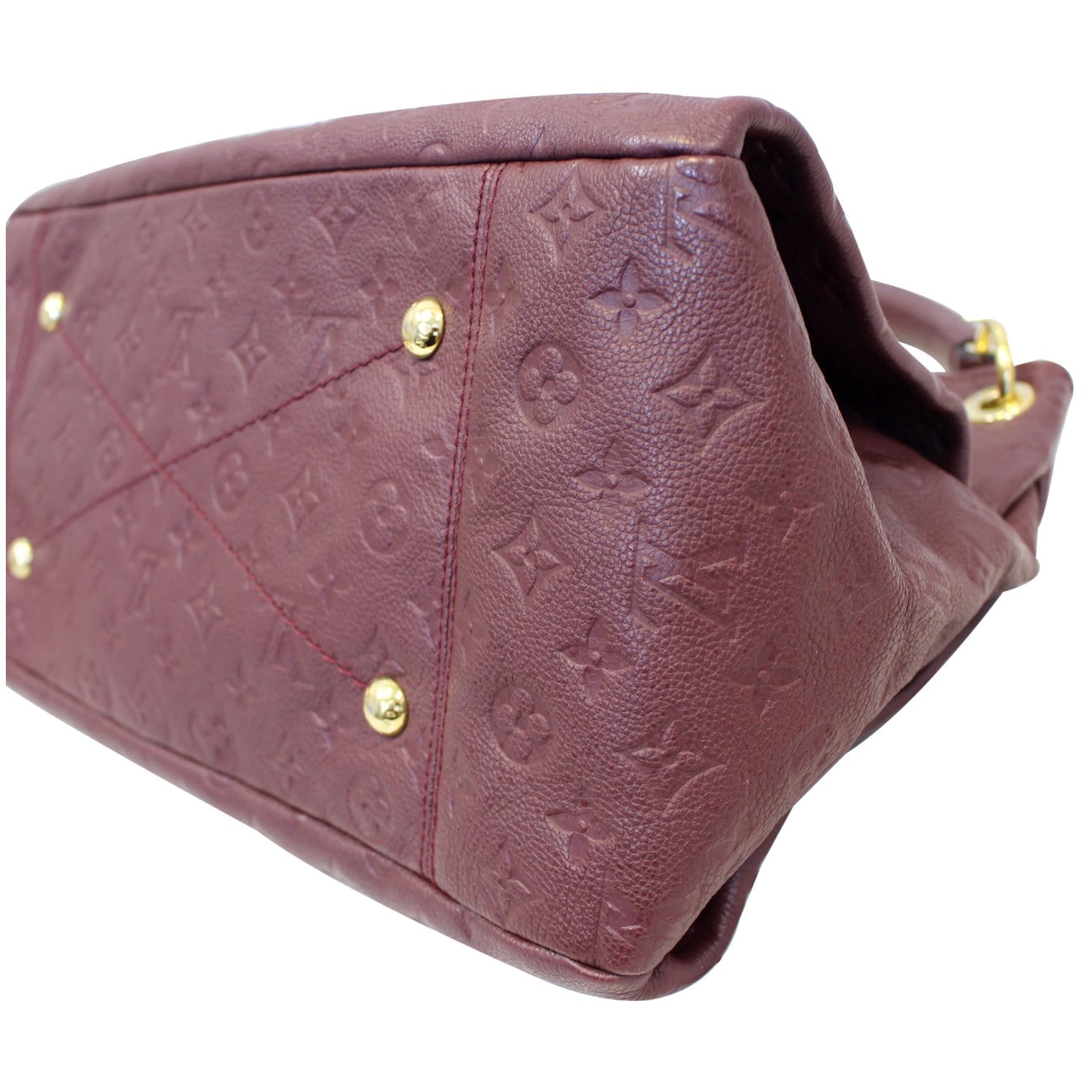 Louis Vuitton, Bags, Authlouis Vuitton Monogram Empreinte Artsy Mm Wine  Red Shoulder Bag Lv 843a