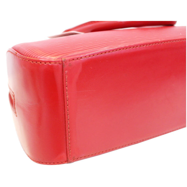 LOUIS VUITTON Pont Neuf PM Epi Leather Satchel Bag Red-US
