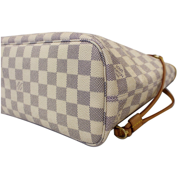 Louis Vuitton Neverfull PM Damier Azur Tote Bag - back view